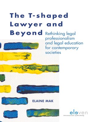 cover image of The T-shaped Lawyer and Beyond